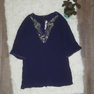 ARK &CO beaded tunic